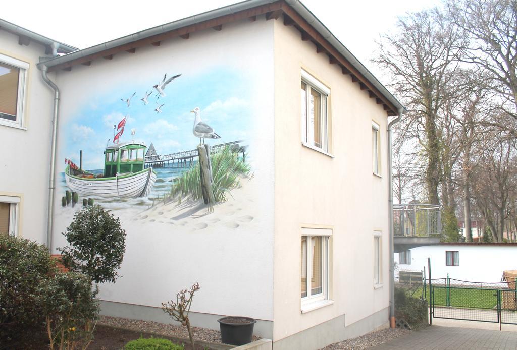 Pension Am Fischerweg Ostseebad Heringsdorf Exterior foto